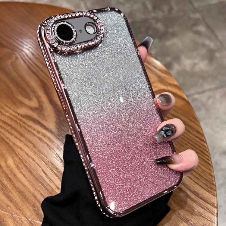 Diamond Gradient Glitter TPU Phone Case, For iPhone 17e / 16e, For iPhone 17 Pro Max, For iPhone 17 Pro, For iPhone 17, For iPhone Air, For iPhone 16 Pro Max, For iPhone 16 Pro, For iPhone 16 Plus