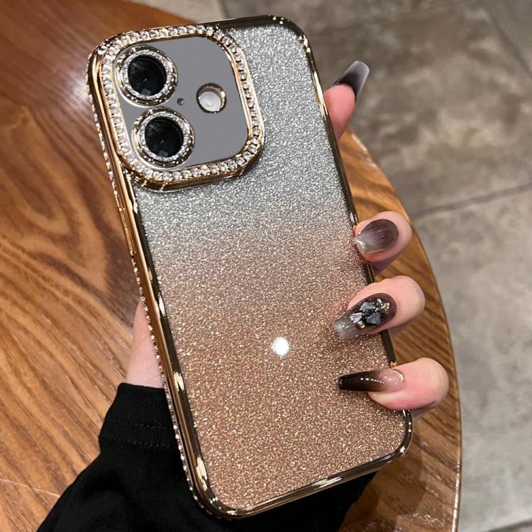 Diamond Gradient Glitter TPU Phone Case, For iPhone 17e / 16e, For iPhone 17 Pro Max, For iPhone 17 Pro, For iPhone 17, For iPhone Air, For iPhone 16 Pro Max, For iPhone 16 Pro, For iPhone 16 Plus