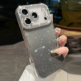 Diamond Gradient Glitter TPU Phone Case, For iPhone 17e / 16e, For iPhone 17 Pro Max, For iPhone 17 Pro, For iPhone 17, For iPhone Air, For iPhone 16 Pro Max, For iPhone 16 Pro, For iPhone 16 Plus