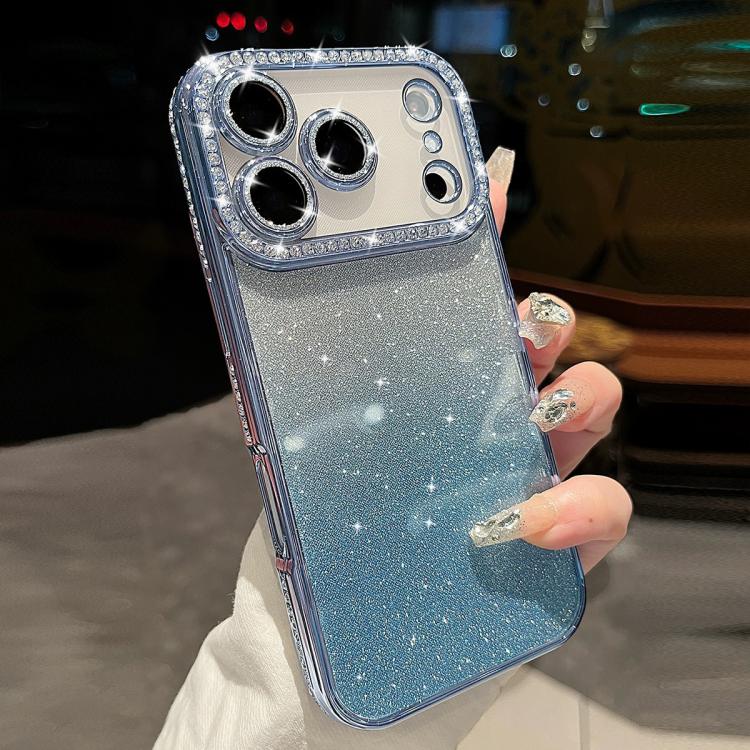 Diamond Gradient Glitter TPU Phone Case, For iPhone 17e / 16e, For iPhone 17 Pro Max, For iPhone 17 Pro, For iPhone 17, For iPhone Air, For iPhone 16 Pro Max, For iPhone 16 Pro, For iPhone 16 Plus