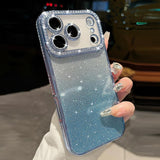 Diamond Gradient Glitter TPU Phone Case, For iPhone 17e / 16e, For iPhone 17 Pro Max, For iPhone 17 Pro, For iPhone 17, For iPhone Air, For iPhone 16 Pro Max, For iPhone 16 Pro, For iPhone 16 Plus