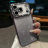 Diamond Gradient Glitter TPU Phone Case, For iPhone 17e / 16e, For iPhone 17 Pro Max, For iPhone 17 Pro, For iPhone 17, For iPhone Air, For iPhone 16 Pro Max, For iPhone 16 Pro, For iPhone 16 Plus