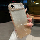 Diamond Gradient Glitter TPU Phone Case, For iPhone 17e / 16e, For iPhone 17 Pro Max, For iPhone 17 Pro, For iPhone 17, For iPhone Air, For iPhone 16 Pro Max, For iPhone 16 Pro, For iPhone 16 Plus