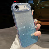 Diamond Gradient Glitter TPU Phone Case, For iPhone 17e / 16e, For iPhone 17 Pro Max, For iPhone 17 Pro, For iPhone 17, For iPhone Air, For iPhone 16 Pro Max, For iPhone 16 Pro, For iPhone 16 Plus