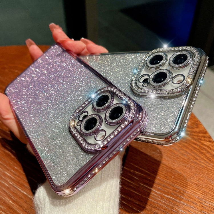 Diamond Gradient Glitter TPU Phone Case, For iPhone 17e / 16e, For iPhone 17 Pro Max, For iPhone 17 Pro, For iPhone 17, For iPhone Air, For iPhone 16 Pro Max, For iPhone 16 Pro, For iPhone 16 Plus