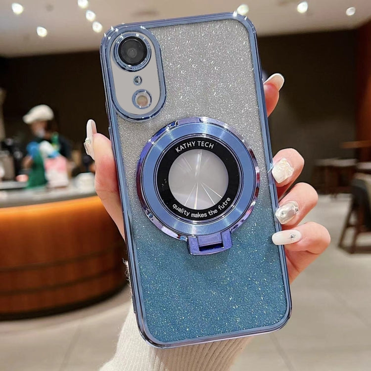 Electroplated Holder Gradient Glitter MagSafe Phone Case, For iPhone  12 Pro, For iPhone 12 mini, For iPhone 11 Pro Max, For iPhone  11, For iPhone 11 Pro, For iPhone X / XS, For iPhone XR, For iPhone XS Max