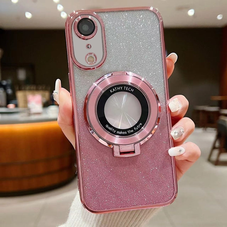 Electroplated Holder Gradient Glitter MagSafe Phone Case, For iPhone  12 Pro, For iPhone 12 mini, For iPhone 11 Pro Max, For iPhone  11, For iPhone 11 Pro, For iPhone X / XS, For iPhone XR, For iPhone XS Max