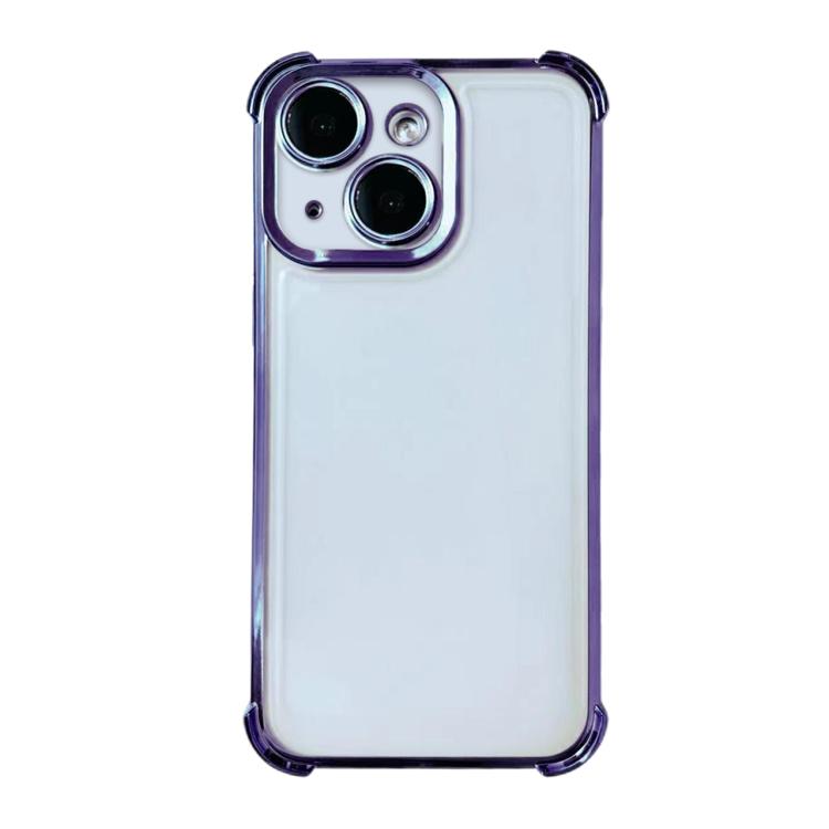 Electrpolated Space Four-corner Shockproof TPU Phone Case, For iPhone 13 Pro, For iPhone 13, For iPhone 12, For iPhone 12 Pro Max