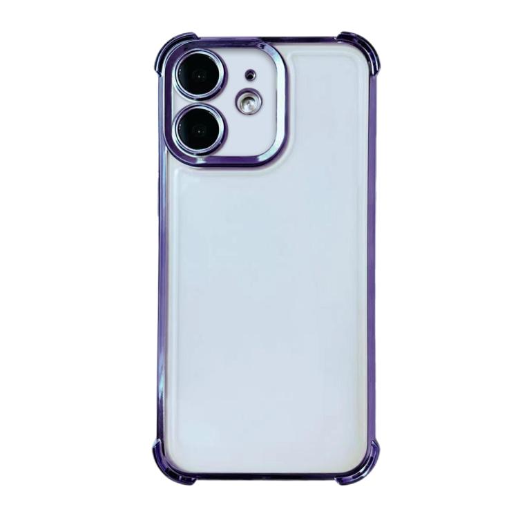 Electrpolated Space Four-corner Shockproof TPU Phone Case, For iPhone 13 Pro, For iPhone 13, For iPhone 12, For iPhone 12 Pro Max