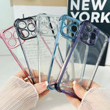 Electrpolated Space Four-corner Shockproof TPU Phone Case, For iPhone 13 Pro, For iPhone 13, For iPhone 12, For iPhone 12 Pro Max