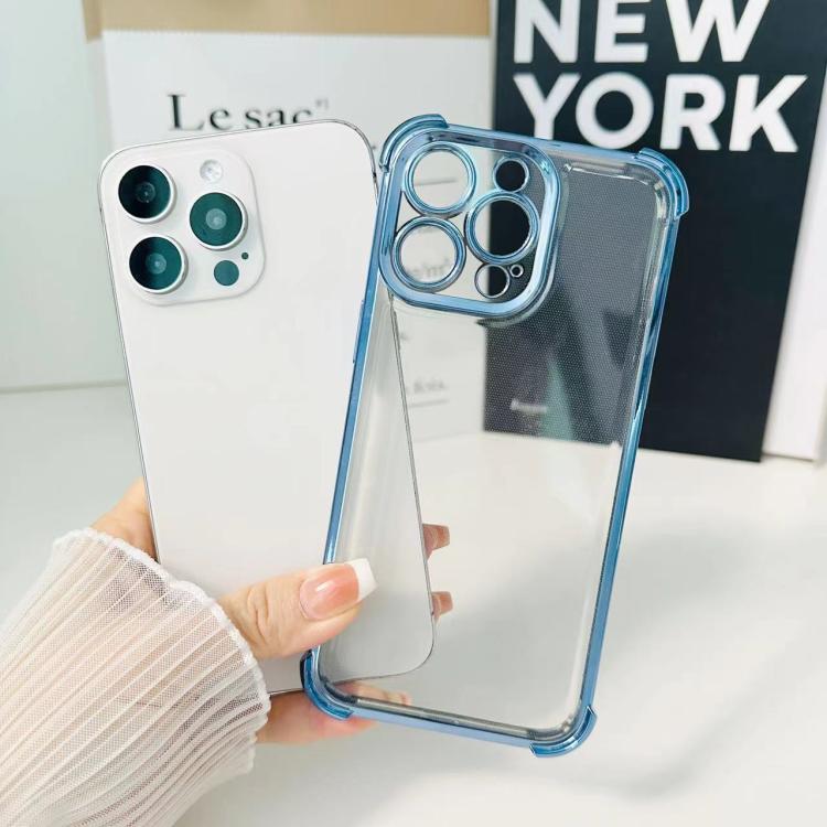 Electrpolated Space Four-corner Shockproof TPU Phone Case, For iPhone 13 Pro, For iPhone 13, For iPhone 12, For iPhone 12 Pro Max