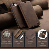 CaseMe 013 Multifunctional Horizontal Flip Leather Phone Case, For iPhone 17e / 16e