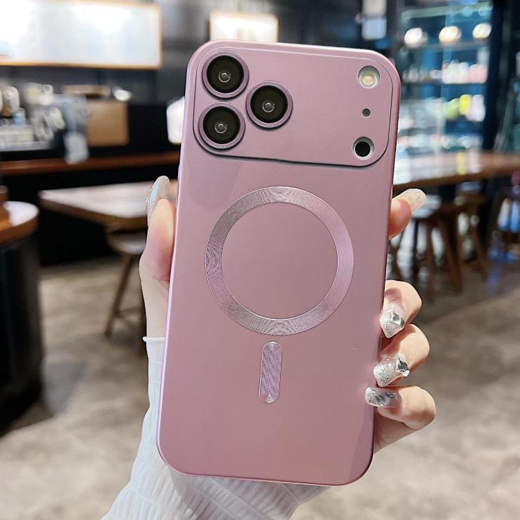 Metallic Paint Magsafe Liquid TPU Phone Case, For iPhone 17e / 16e, For iPhone 17 Pro Max, For iPhone 17 Pro, For iPhone 17, For iPhone Air