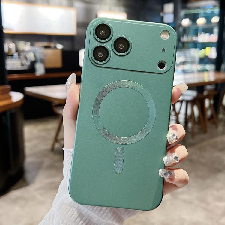 Metallic Paint Magsafe Liquid TPU Phone Case, For iPhone 17e / 16e, For iPhone 17 Pro Max, For iPhone 17 Pro, For iPhone 17, For iPhone Air