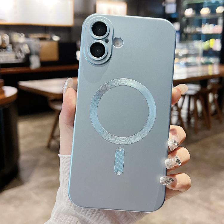 Metallic Paint Magsafe Liquid TPU Phone Case, For iPhone 17e / 16e, For iPhone 17 Pro Max, For iPhone 17 Pro, For iPhone 17, For iPhone Air