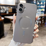Metallic Paint Magsafe Liquid TPU Phone Case, For iPhone 17e / 16e, For iPhone 17 Pro Max, For iPhone 17 Pro, For iPhone 17, For iPhone Air