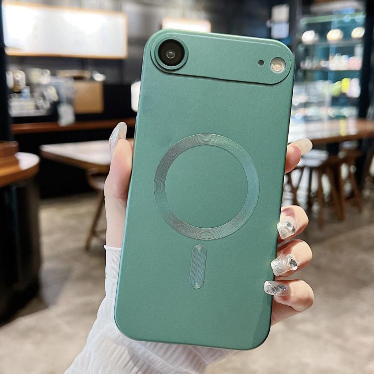 Metallic Paint Magsafe Liquid TPU Phone Case, For iPhone 17e / 16e, For iPhone 17 Pro Max, For iPhone 17 Pro, For iPhone 17, For iPhone Air