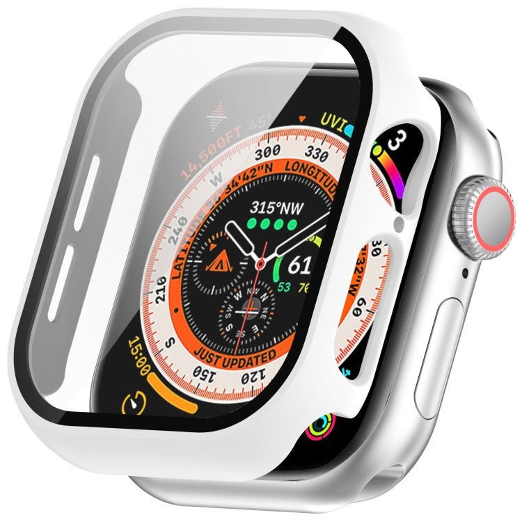 Tempered Glass Film Integrated PC Watch Case, For Apple Watch Series 11 / 10 46mm, For Apple Watch Series 11 / 10 42mm