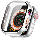 Tempered Glass Film Integrated PC Watch Case, For Apple Watch Series 11 / 10 46mm, For Apple Watch Series 11 / 10 42mm