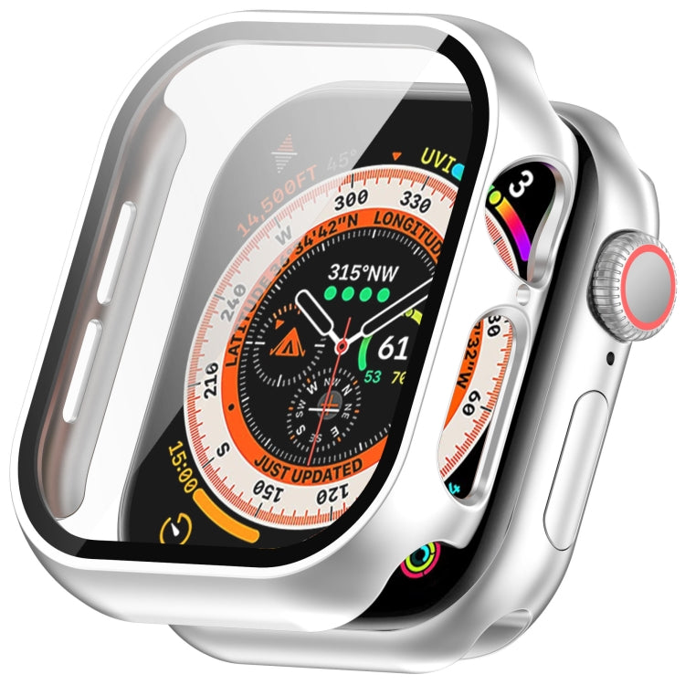 Tempered Glass Film Integrated PC Watch Case, For Apple Watch Series 11 / 10 46mm, For Apple Watch Series 11 / 10 42mm