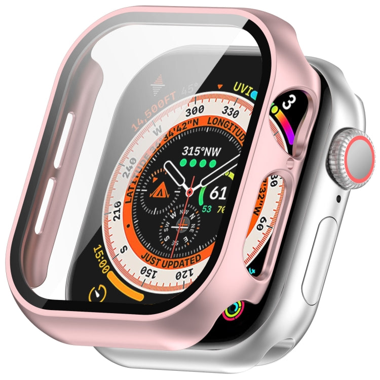 Tempered Glass Film Integrated PC Watch Case, For Apple Watch Series 11 / 10 46mm, For Apple Watch Series 11 / 10 42mm