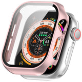 Tempered Glass Film Integrated PC Watch Case, For Apple Watch Series 11 / 10 46mm, For Apple Watch Series 11 / 10 42mm
