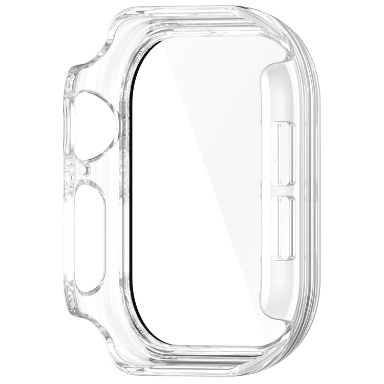 Tempered Glass Film Integrated PC Watch Case, For Apple Watch Series 11 / 10 46mm, For Apple Watch Series 11 / 10 42mm