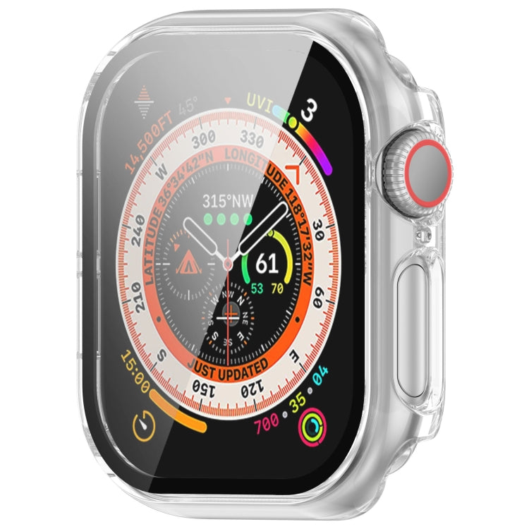 Tempered Glass Film Integrated PC Watch Case, For Apple Watch Series 11 / 10 46mm, For Apple Watch Series 11 / 10 42mm