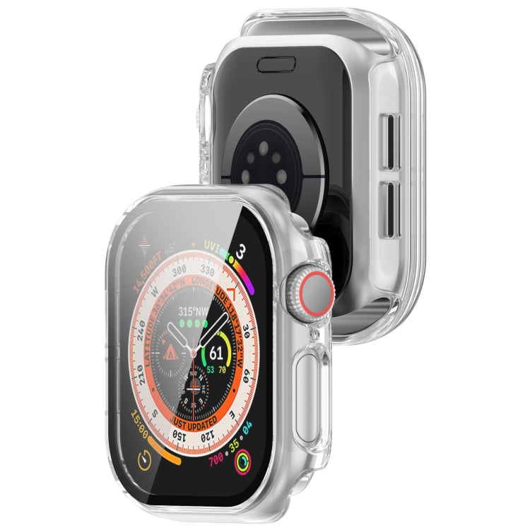 Tempered Glass Film Integrated PC Watch Case, For Apple Watch Series 11 / 10 46mm, For Apple Watch Series 11 / 10 42mm
