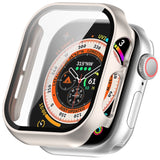Tempered Glass Film Integrated PC Watch Case, For Apple Watch Series 11 / 10 46mm, For Apple Watch Series 11 / 10 42mm