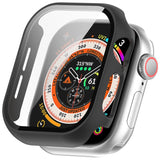 Tempered Glass Film Integrated PC Watch Case, For Apple Watch Series 11 / 10 46mm, For Apple Watch Series 11 / 10 42mm