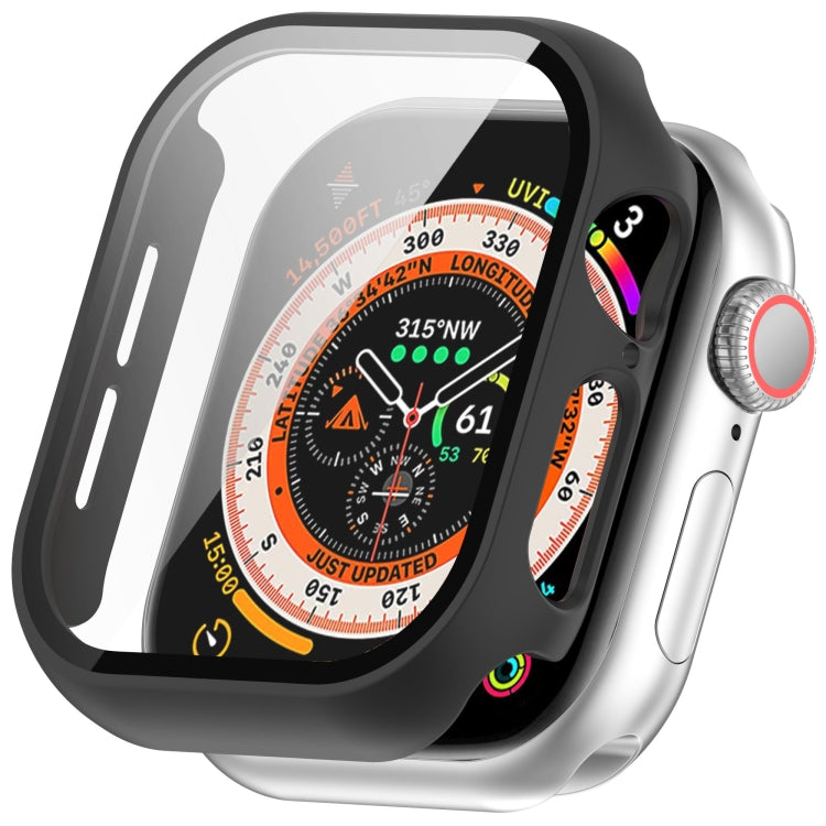 Tempered Glass Film Integrated PC Watch Case, For Apple Watch Series 11 / 10 46mm, For Apple Watch Series 11 / 10 42mm