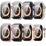 Tempered Glass Film Integrated PC Watch Case, For Apple Watch Series 11 / 10 46mm, For Apple Watch Series 11 / 10 42mm
