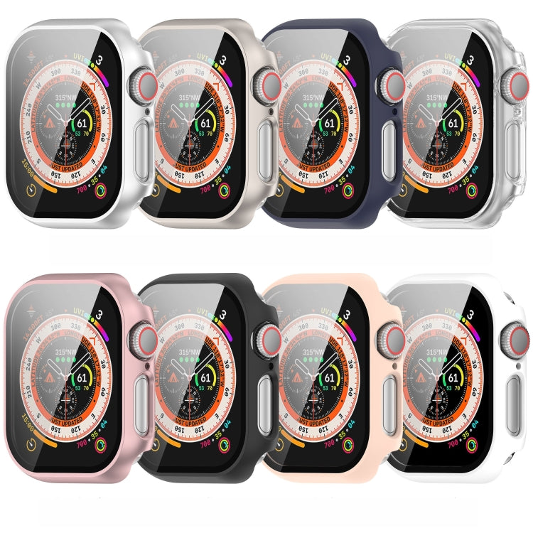 Tempered Glass Film Integrated PC Watch Case, For Apple Watch Series 11 / 10 46mm, For Apple Watch Series 11 / 10 42mm