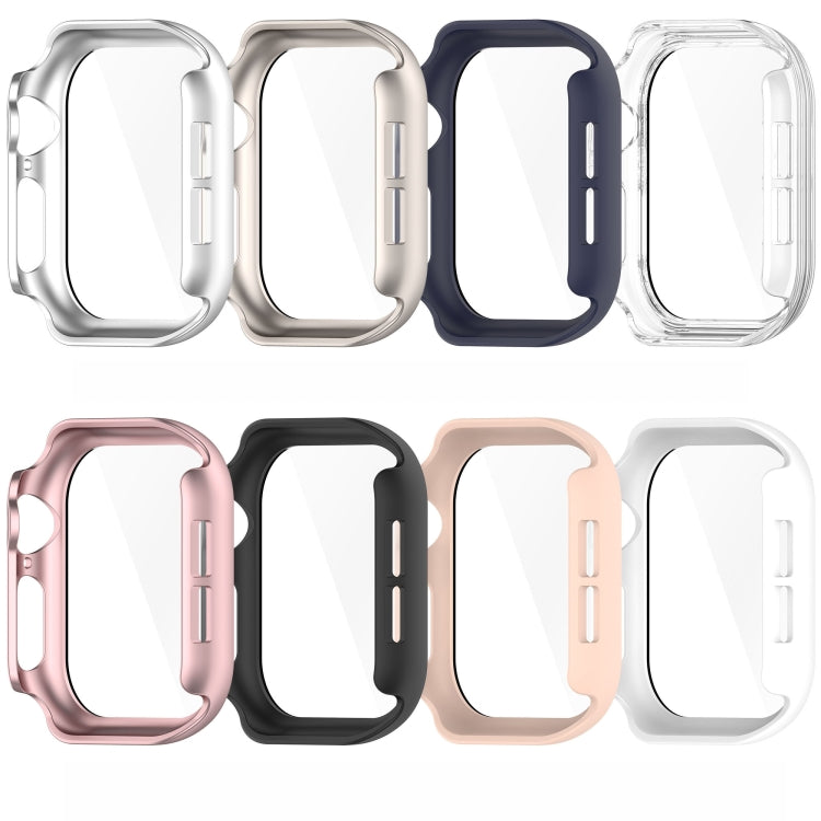 Tempered Glass Film Integrated PC Watch Case, For Apple Watch Series 11 / 10 46mm, For Apple Watch Series 11 / 10 42mm
