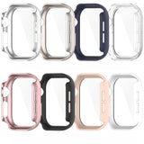 Tempered Glass Film Integrated PC Watch Case, For Apple Watch Series 11 / 10 46mm, For Apple Watch Series 11 / 10 42mm