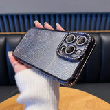 Diamond Water Ripple Gradient Glitter TPU Phone Case, For iPhone 17e / 16e, For iPhone 17 Pro Max, For iPhone 17 Pro, For iPhone 17, For iPhone Air, For iPhone 16 Pro Max, For iPhone 16 Pro, For iPhone 16 Plus
