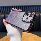 Diamond Water Ripple Gradient Glitter TPU Phone Case, For iPhone 16, For iPhone 15 Pro Max, For iPhone 15 Pro, For iPhone 15 Plus, For iPhone 15, For iPhone 14 Plus, For iPhone 14, For iPhone 14 Pro
