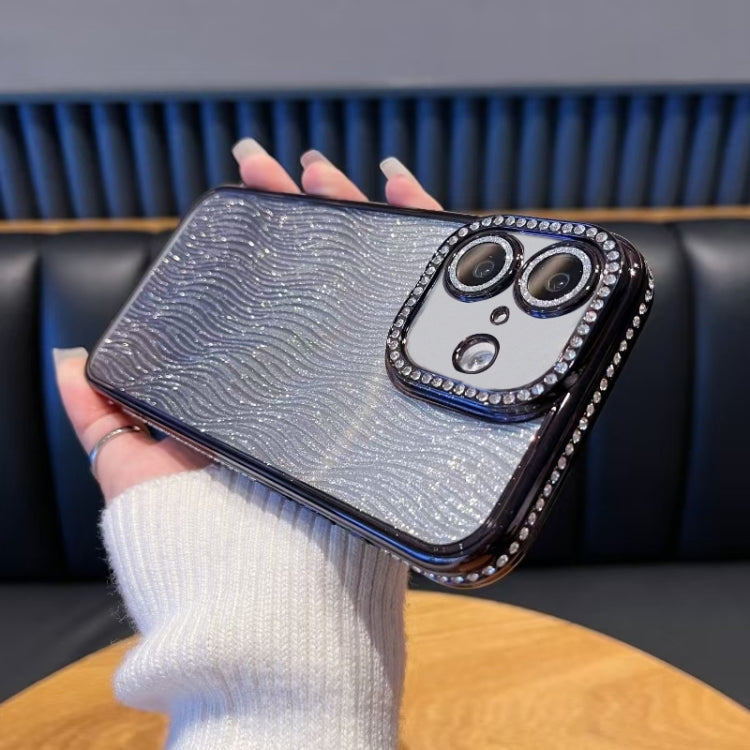 Diamond Water Ripple Gradient Glitter TPU Phone Case, For iPhone 16, For iPhone 15 Pro Max, For iPhone 15 Pro, For iPhone 15 Plus, For iPhone 15, For iPhone 14 Plus, For iPhone 14, For iPhone 14 Pro
