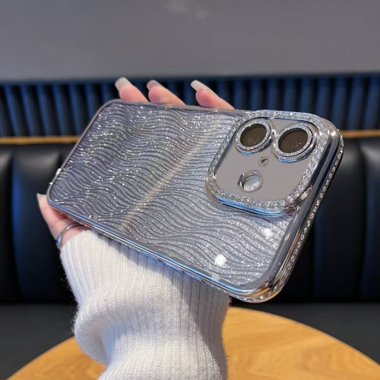 Diamond Water Ripple Gradient Glitter TPU Phone Case, For iPhone 16, For iPhone 15 Pro Max, For iPhone 15 Pro, For iPhone 15 Plus, For iPhone 15, For iPhone 14 Plus, For iPhone 14, For iPhone 14 Pro
