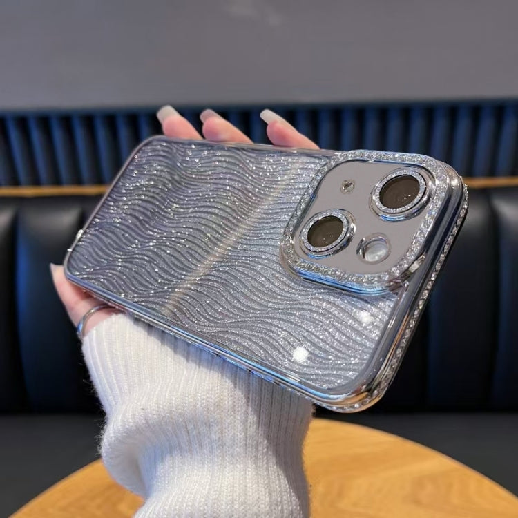 Diamond Water Ripple Gradient Glitter TPU Phone Case, For iPhone 16, For iPhone 15 Pro Max, For iPhone 15 Pro, For iPhone 15 Plus, For iPhone 15, For iPhone 14 Plus, For iPhone 14, For iPhone 14 Pro