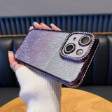 Diamond Water Ripple Gradient Glitter TPU Phone Case, For iPhone 16, For iPhone 15 Pro Max, For iPhone 15 Pro, For iPhone 15 Plus, For iPhone 15, For iPhone 14 Plus, For iPhone 14, For iPhone 14 Pro