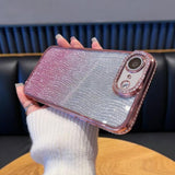 Diamond Water Ripple Gradient Glitter TPU Phone Case, For iPhone 17e / 16e, For iPhone 17 Pro Max, For iPhone 17 Pro, For iPhone 17, For iPhone Air, For iPhone 16 Pro Max, For iPhone 16 Pro, For iPhone 16 Plus