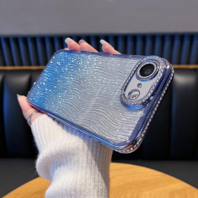 Diamond Water Ripple Gradient Glitter TPU Phone Case, For iPhone 17e / 16e, For iPhone 17 Pro Max, For iPhone 17 Pro, For iPhone 17, For iPhone Air, For iPhone 16 Pro Max, For iPhone 16 Pro, For iPhone 16 Plus