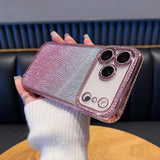 Diamond Water Ripple Gradient Glitter TPU Phone Case, For iPhone 17e / 16e, For iPhone 17 Pro Max, For iPhone 17 Pro, For iPhone 17, For iPhone Air, For iPhone 16 Pro Max, For iPhone 16 Pro, For iPhone 16 Plus