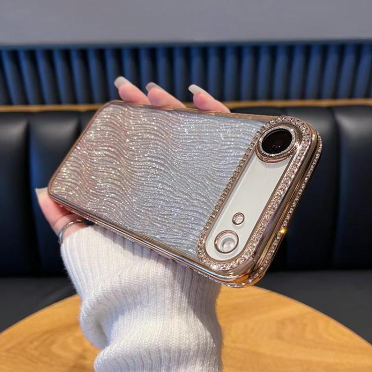 Diamond Water Ripple Gradient Glitter TPU Phone Case, For iPhone 17e / 16e, For iPhone 17 Pro Max, For iPhone 17 Pro, For iPhone 17, For iPhone Air, For iPhone 16 Pro Max, For iPhone 16 Pro, For iPhone 16 Plus