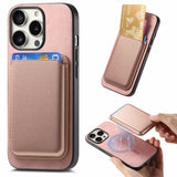 Retro Magsafe Card Bag PU Back Cover Phone Case, For iPhone 17e / 16e, For iPhone 17 Pro Max, For iPhone 17 Pro, For iPhone 17, For iPhone Air, For iPhone 16 Pro Max