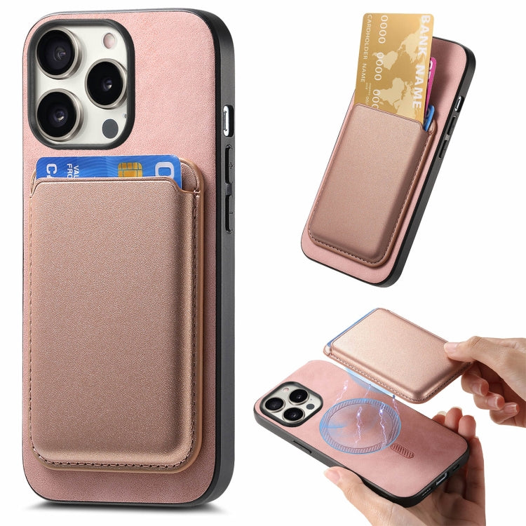 Retro Magsafe Card Bag PU Back Cover Phone Case, For iPhone 17e / 16e, For iPhone 17 Pro Max, For iPhone 17 Pro, For iPhone 17, For iPhone Air, For iPhone 16 Pro Max