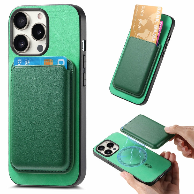 Retro Magsafe Card Bag PU Back Cover Phone Case, For iPhone 17e / 16e, For iPhone 17 Pro Max, For iPhone 17 Pro, For iPhone 17, For iPhone Air, For iPhone 16 Pro Max