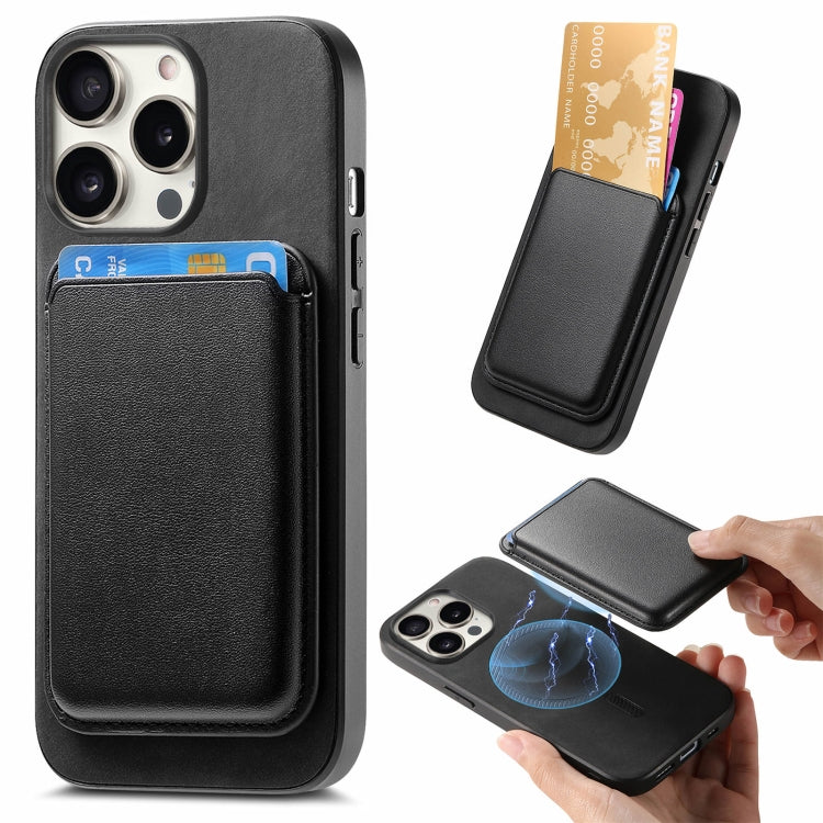 Retro Magsafe Card Bag PU Back Cover Phone Case, For iPhone 17e / 16e, For iPhone 17 Pro Max, For iPhone 17 Pro, For iPhone 17, For iPhone Air, For iPhone 16 Pro Max